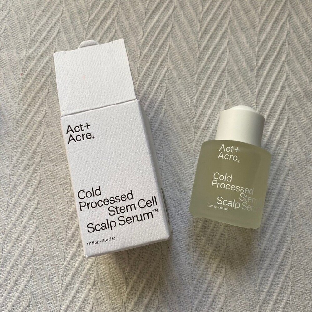 ACT+ACRE Cold Processed Stem Cell Scalp Serum 30 ml NEW in BOX